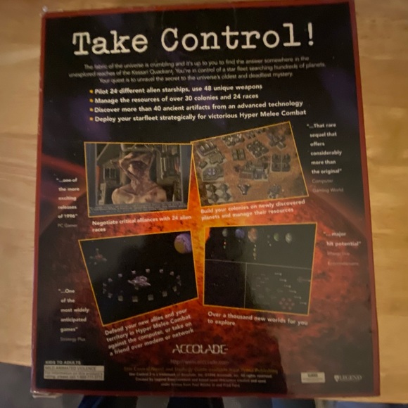 ~SUPER RARE~ Star Control 3 (PC CD ROM 1996) BIG BOX COMPUTER GAME - Picture 3 of 4